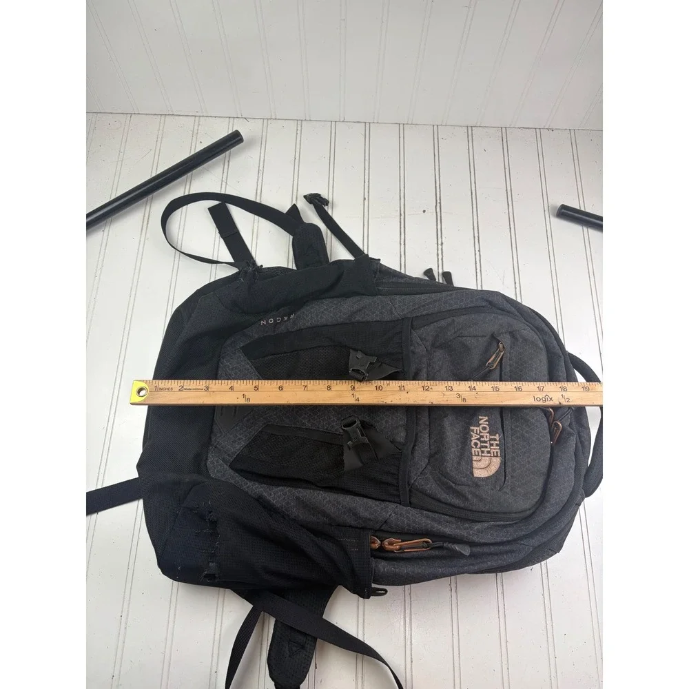 The North Face Recon Grey Laptop Luxe Backpack Unisex